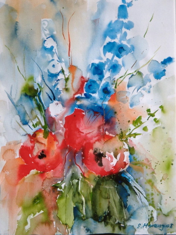 Mohn und Rittersporn
