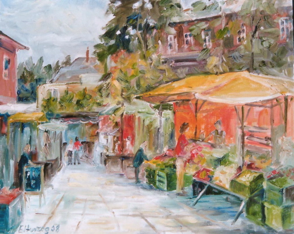 Wochenmarkt in Volksdorf, Hamburg
