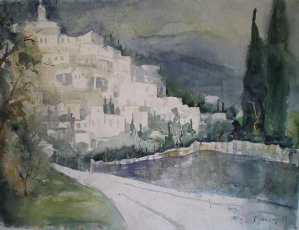 Regenstimmung in Gordes