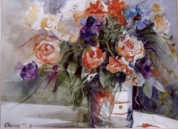 Rosen und Anemonen