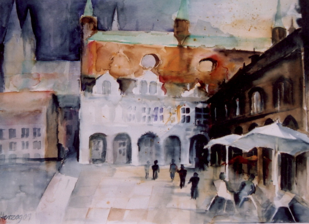 Rathausplatz, L�beck