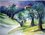 Olivenb�ume bei Vinci, Toscana